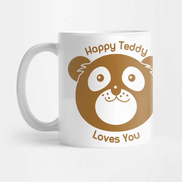 Happy Teddy Loves You by kimmieshops